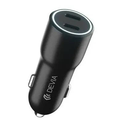 Devia nabíjačka do auta Smart Series PD 40W 2C Fast Car Charger - Black