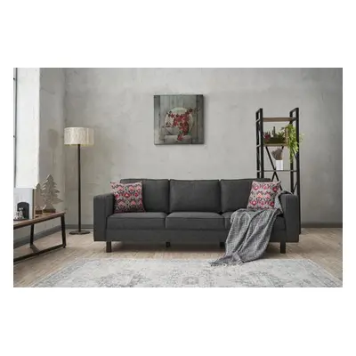 Atelier del Sofa 3-Seat Sofa Kale Linen - Anthracite