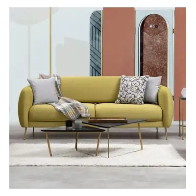 Atelier del Sofa 3-Seat Sofa-Bed Sevilla 3 Seater - Yellow