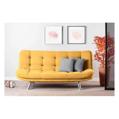 Atelier del Sofa 3-Seat Sofa-Bed Misa Sofabed - Mustard