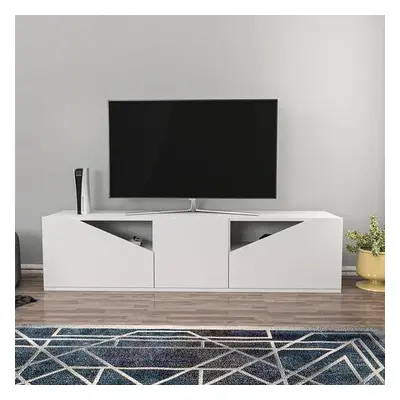 Hanah Home TV Stand Carson - White