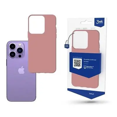 3mk ochranný kryt Matt Case pro Apple iPhone 14 Pro Max, lychee/růžová