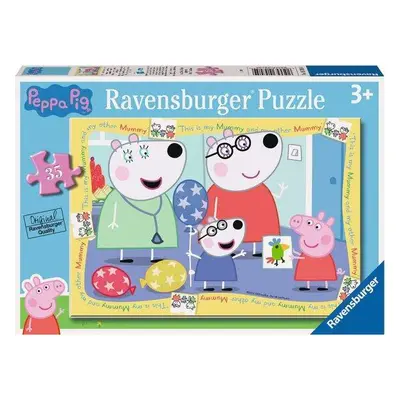 RAVENSBURGER Puzzle Prasátko Peppa 35 dílků