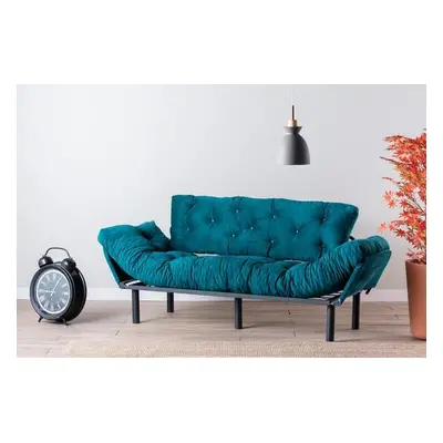 Atelier del Sofa 3-Seat Sofa-Bed Nitta Triple - Petrol Green