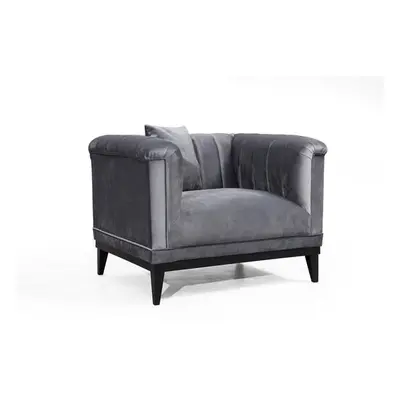 Atelier del Sofa Wing Chair Trendy - Dark Grey