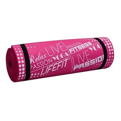 LIFEFIT YOGA MAT EXKLUZIV PLUS světle růžová