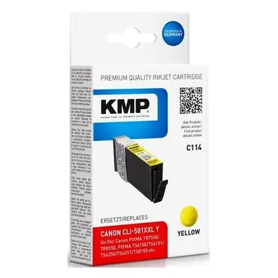 KMP Canon CLI-581Y XXL - kompatibilní