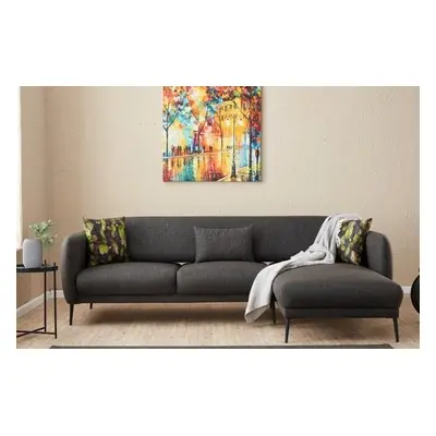 Atelier del Sofa Corner Sofa-Bed Venus R - Anthracite