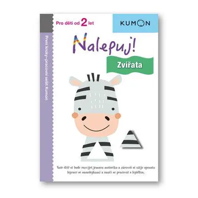 Nalepuj! Zvířata: Pro děti od 2 let, Pracovní sešit Kumon