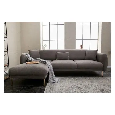 Atelier del Sofa Corner Sofa-Bed Simena Left - Grey GreyGold