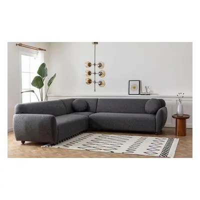 Atelier del Sofa Corner Sofa Eddy Corner 2 (3L-C-3R) - Dark Grey