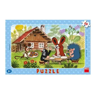 DINO Puzzle Krtek a koláče 15 dílků