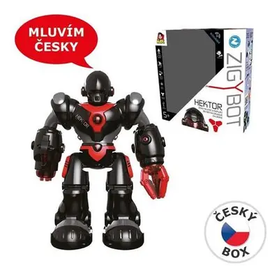 Robot Zigybot Hektor rapující robot mluví česky 35 cm