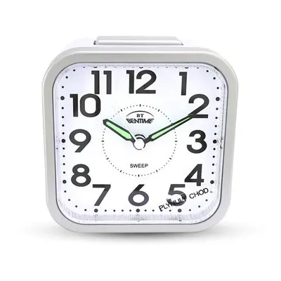 Bentime Budík s plynulým chodem NB51-BM09802WE-O