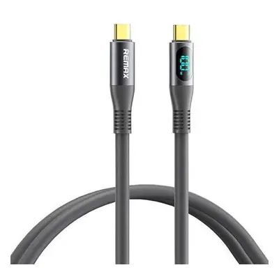 Kabel USB-C USB-C Remax Zisee, RC-C032, 1,2 m, 100 W, (šedý)