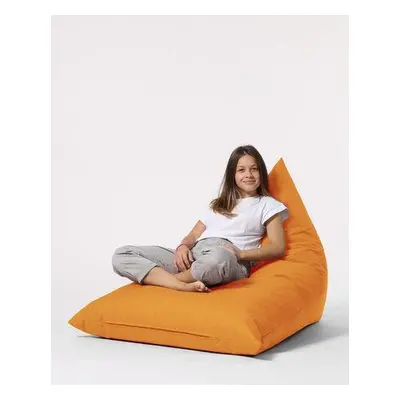 Atelier del Sofa Garden Bean Bag Pyramid Big Bed Pouf - Orange