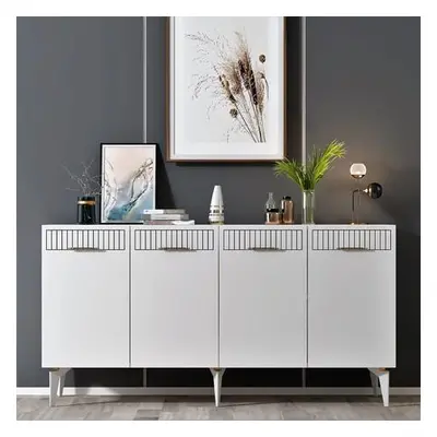 Hanah Home Console Alvin - White