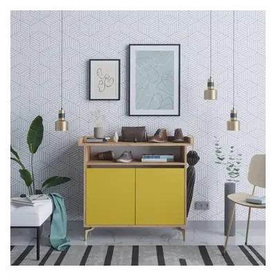 Hanah Home Shoe Cabinet SOLEA OakYellow