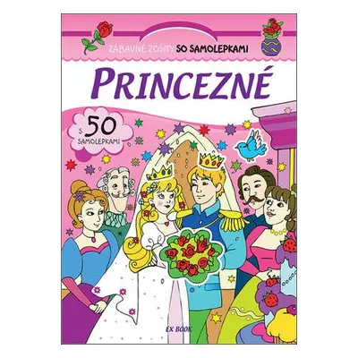 Zábavné zošity so samolepkami Princezné