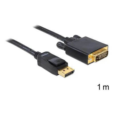 Delock kabel DisplayPort (samec) na DVI 24+1 (samec), 1m