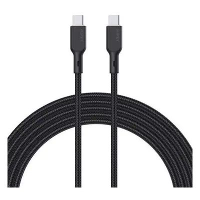 Aukey CB-KCC101 USB-C na USB-C, 100W, 1m, černý