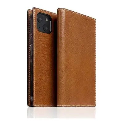 SLG Design puzdro D+ Italian Temponata Leather pre iPhone 14 - Tan