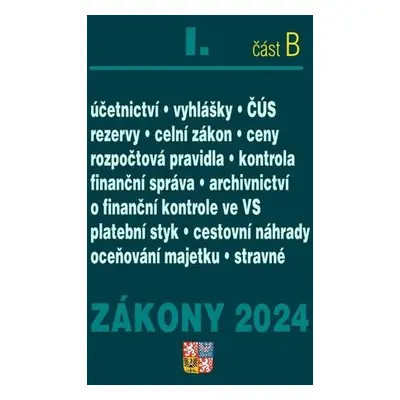 Zákony I B 2024 – Účetní zákony a ČÚS