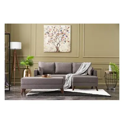 Atelier del Sofa Corner Sofa-Bed Bella Mini Corner Sofa Right - Brown