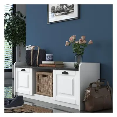 Hanah Home Shoe Cabinet EB101 - 2041 WhiteMarble