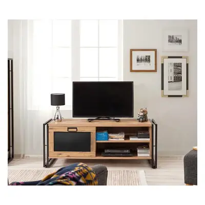 Hanah Home TV Stand Arcas Briana Atlantic PineBlack