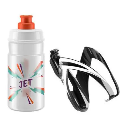 ELITE KIT CEO 24´ košík černý lesklý + láhev JET čirá/oranžová, 350 ml