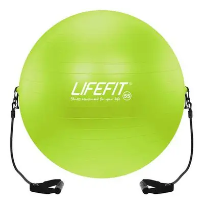 Gymnastický míč s expanderem LIFEFIT GYMBALL EXPAND 55 cm