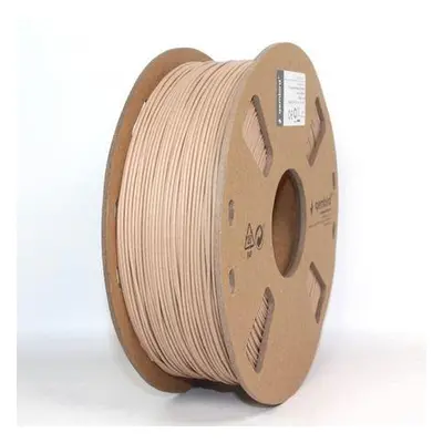 Tisková struna (filament) GEMBIRD, PLA, 1,75mm, 1kg, přírodní dřevo, 3DP-PLA-WD-01-NAT