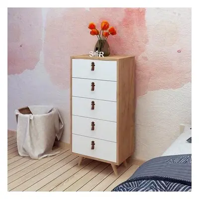 Hanah Home Dresser Frenzu OakWhite