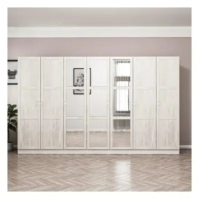 Hanah Home Wardrobe Kale Country - 3850 White