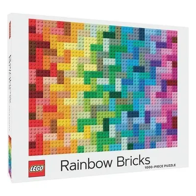 CHRONICLE BOOKS Puzzle LEGO® Rainbow Bricks 1000 dílků