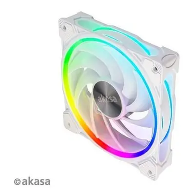 ventilátor Akasa - 12 cm - SOHO AR argb bílý, AK-FN108-WH