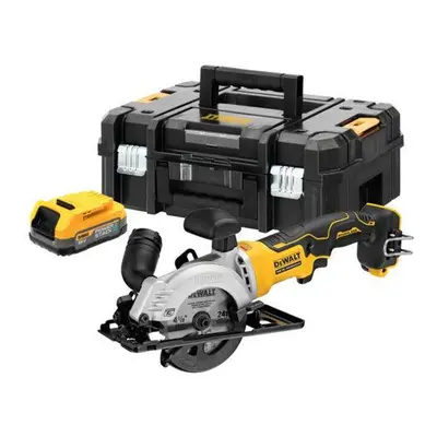 DEWALT DCS571E1T Aku pila kotoučová 18V 115mm 1x1,7Ah POWERSTACK Tstak