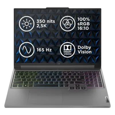 Lenovo LEGION S5 16IRH8 Ryzen 7 8845HS/16GB/SSD 1TB/16"/WQXGA/IPS/165Hz/350nitů/RTX4070 8GB/be