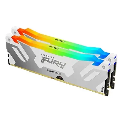 Kingston FURY Renegade/DDR5/32GB/6800MHz/CL36/2x16GB/RGB/White, KF568C36RWAK2-32