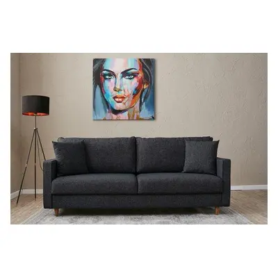 Atelier del Sofa 3-Seat Sofa Eva - Anthracite