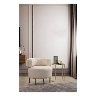 Atelier del Sofa Wing Chair River Round - White