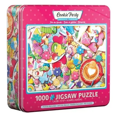 EUROGRAPHICS Puzzle v plechové krabičce Sušenková oslava 1000 dílků