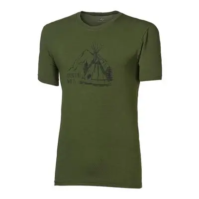 PROGRESS PIONEER "TEEPEE" pánské triko s bambusem XL khaki