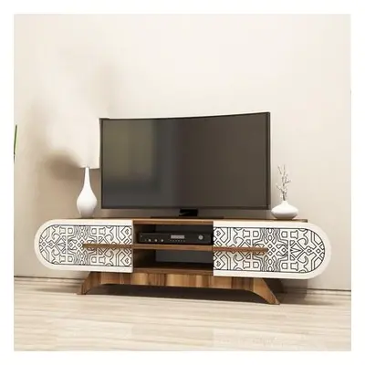 Hanah Home TV Unit Defne - WalnutCream