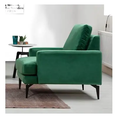 Atelier del Sofa Wing Chair Papira Armchair Green