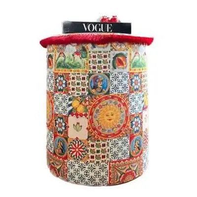 Hanah Home Pouffe Jungle Scar Pouffe - Multicolor