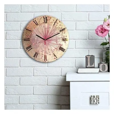 Wallity Decorative MDF Clock 3030MS-081 Multicolor