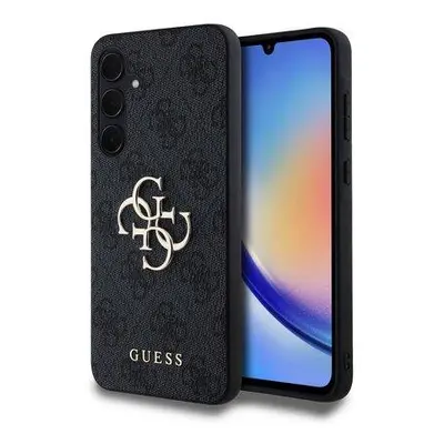 Guess PU 4G Metal Logo Samsung Galaxy A35 5G, Grey