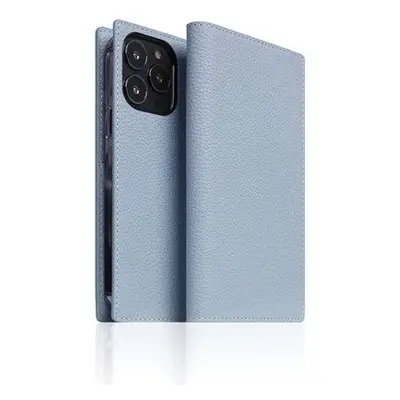 SLG Design puzdro D8 Full Grain Leather pre iPhone 13 Pro - Powder Blue